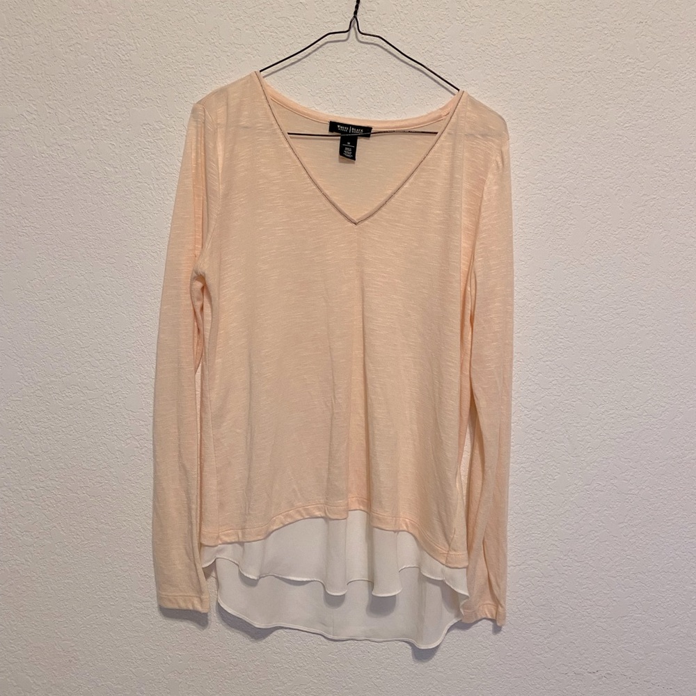 White House Black Market Long Sleeve Blouse